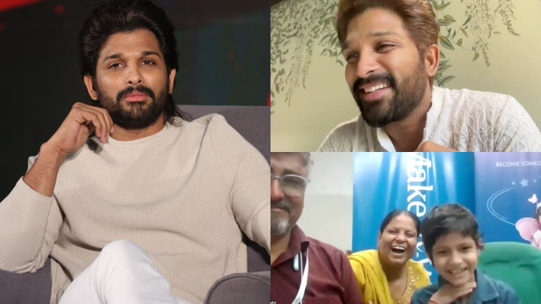 Allu Arjun Recreates Iconic 'Pushpa Beard Gesture' For Young Fan
