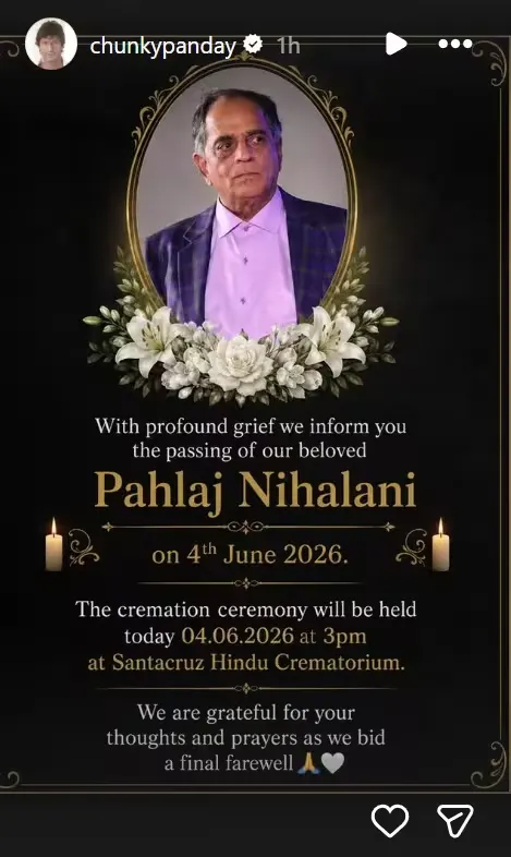 Chunky Panday's tribute