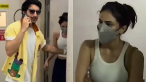 Ibrahim Ali Khan Pushes Palak Tiwari During Movie Date After Paps Mob