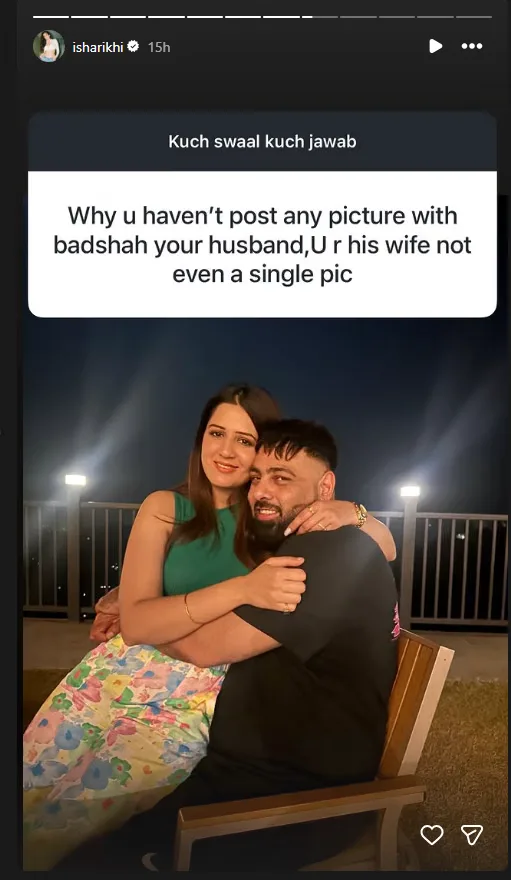 Isha confirms marriage to Badshah