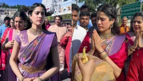 Janhvi Kapoor Tirumala Temple Peddi Ram Charan