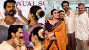 Rashmika Mandanna Twirls Vijay Deverakonda's Moustache