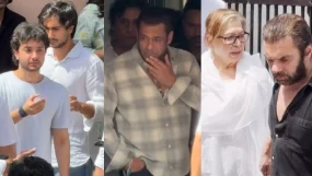 Salman Khan Breaks Down At Kumud Rane's Funeral