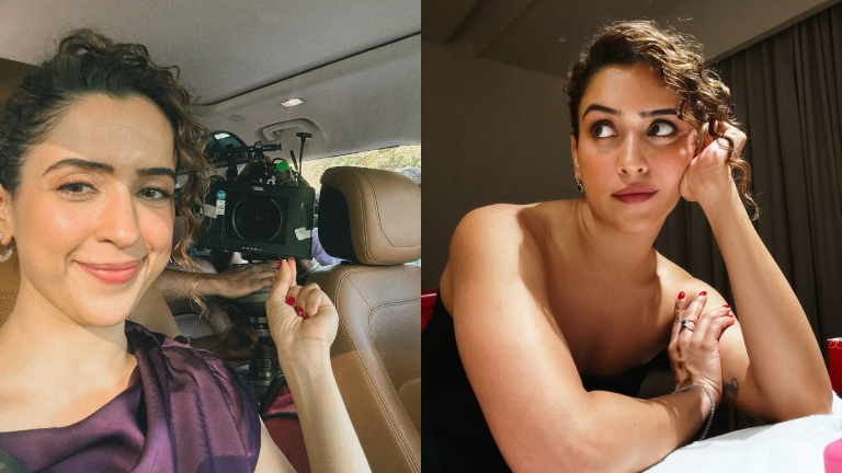 Sanya Malhotra Drops Captivating BTS Glimpses From Sundar Poonam Sets