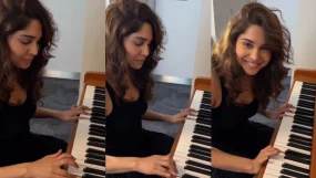 Sharvari Shares Video Of Playing Maskara Song From Main Vaapas Aaunga