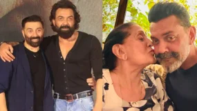 Sunny Deol Shares RARE Pic Of Bobby Deol With Mother Prakash Kaur