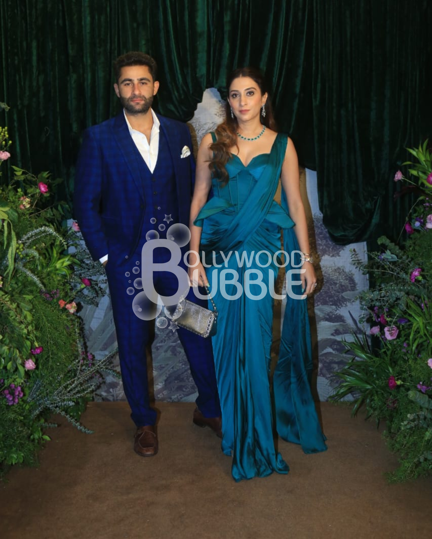 Armaan Jain and Anissa Malhotra Jain at Anshula-Rohan’s Wedding Reception