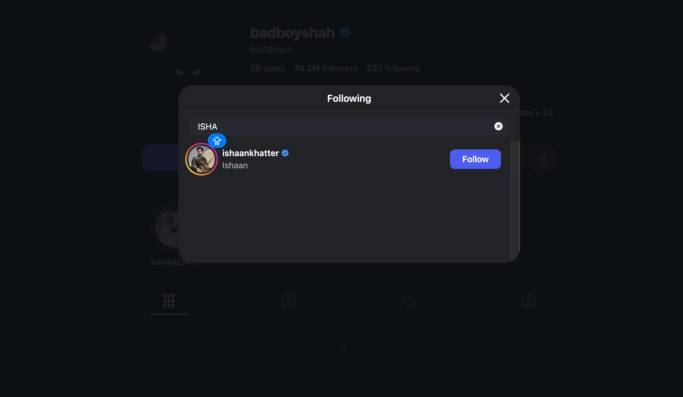 Badshah & Isha unfollow each other