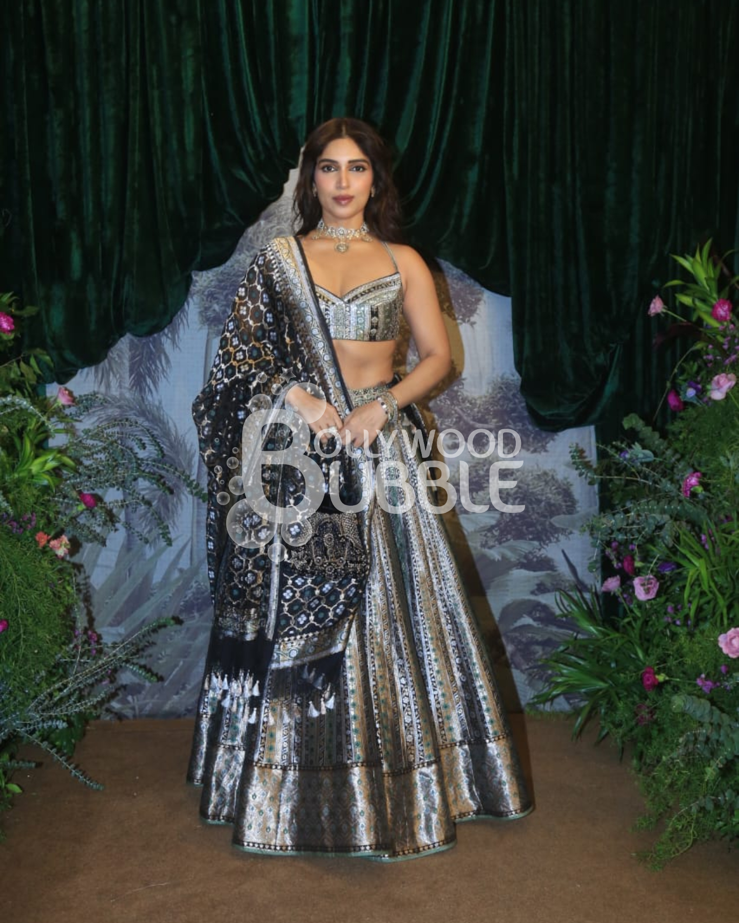 Bhumi Satish Pednekkar at Anshula-Rohan’s Wedding Reception