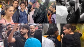 Celebs Gather At Shivaji Park With Students For CJP Protest
