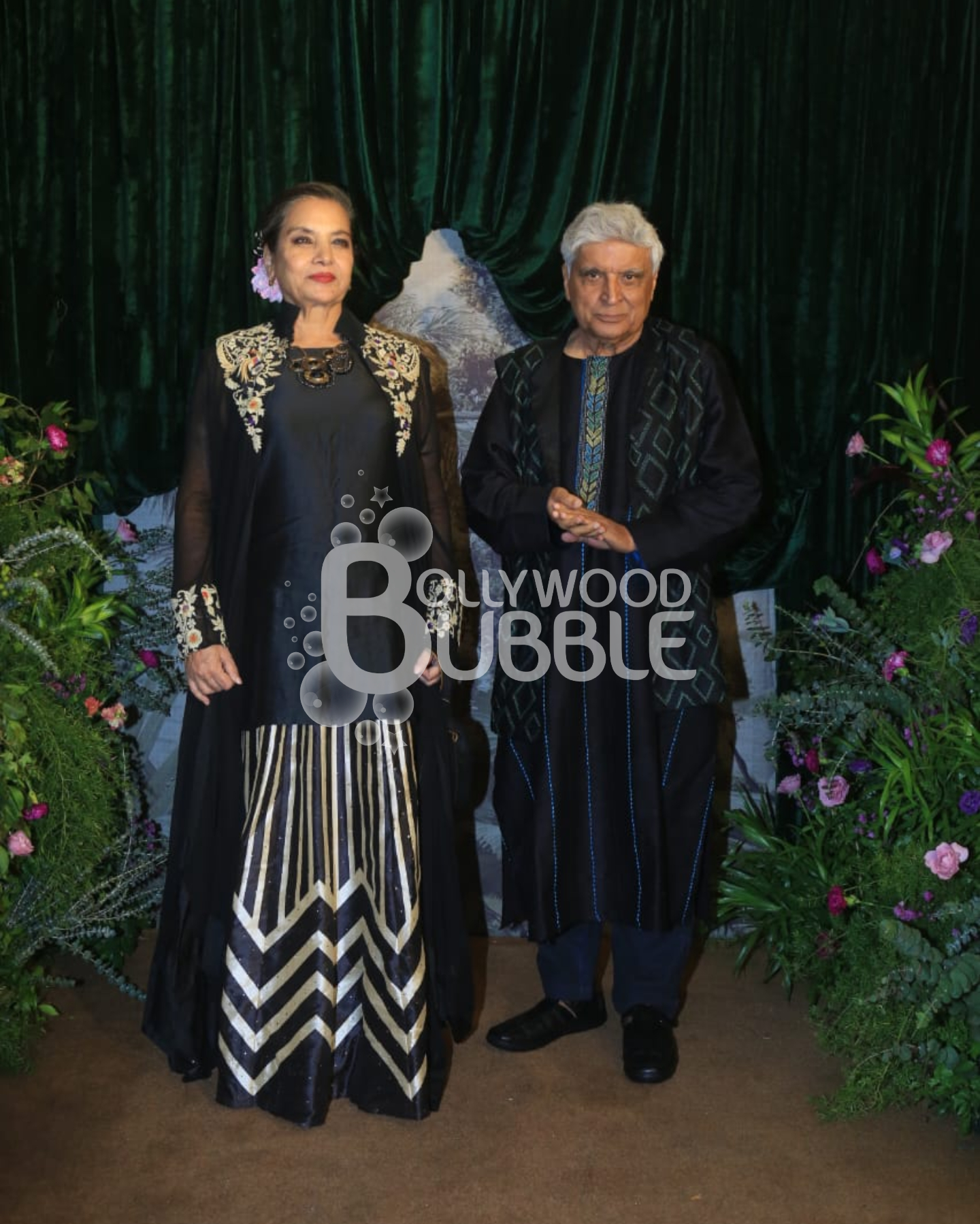 Javed Akhtar and Shabana Azmi at Anshula-Rohan’s Wedding Reception