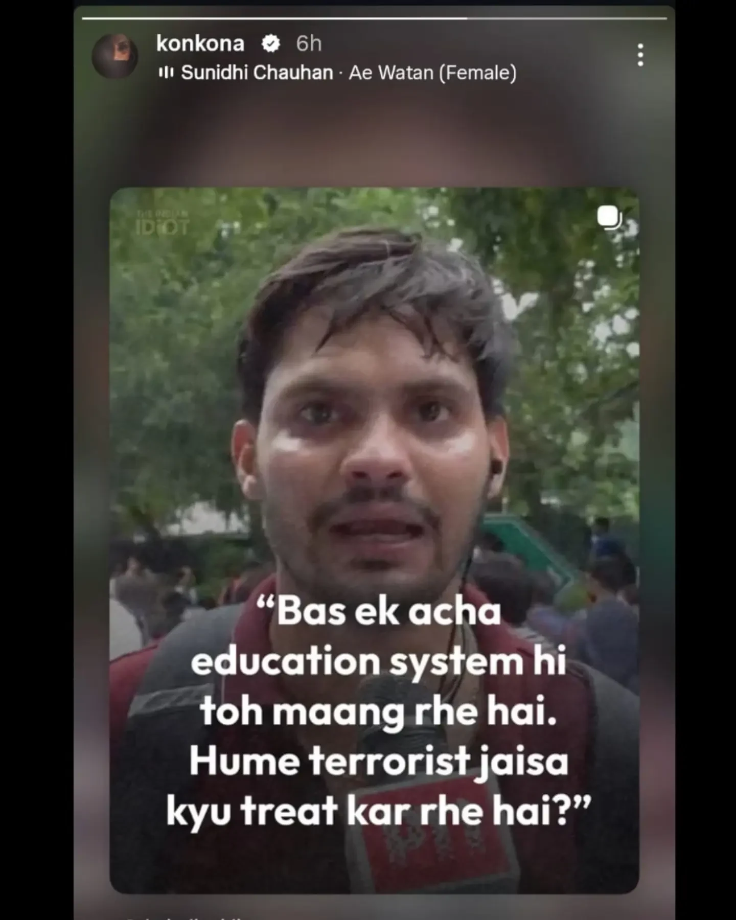 Konkona Sen Sharma on CJP Protest