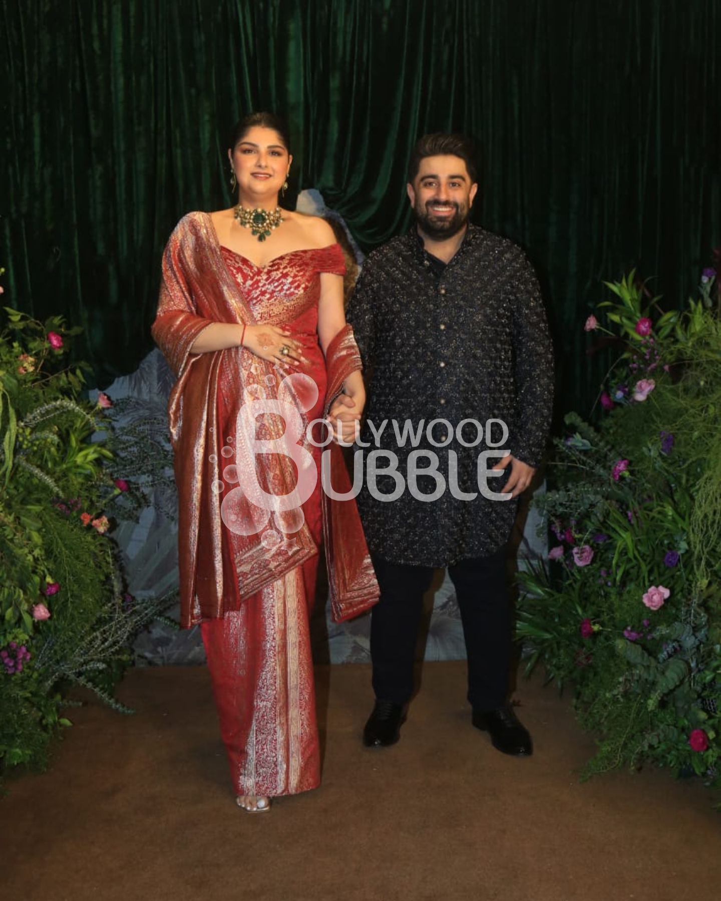 Newlyweds Anshula Kapoor and Rohan Thakkar at their Cocktail Reception Party