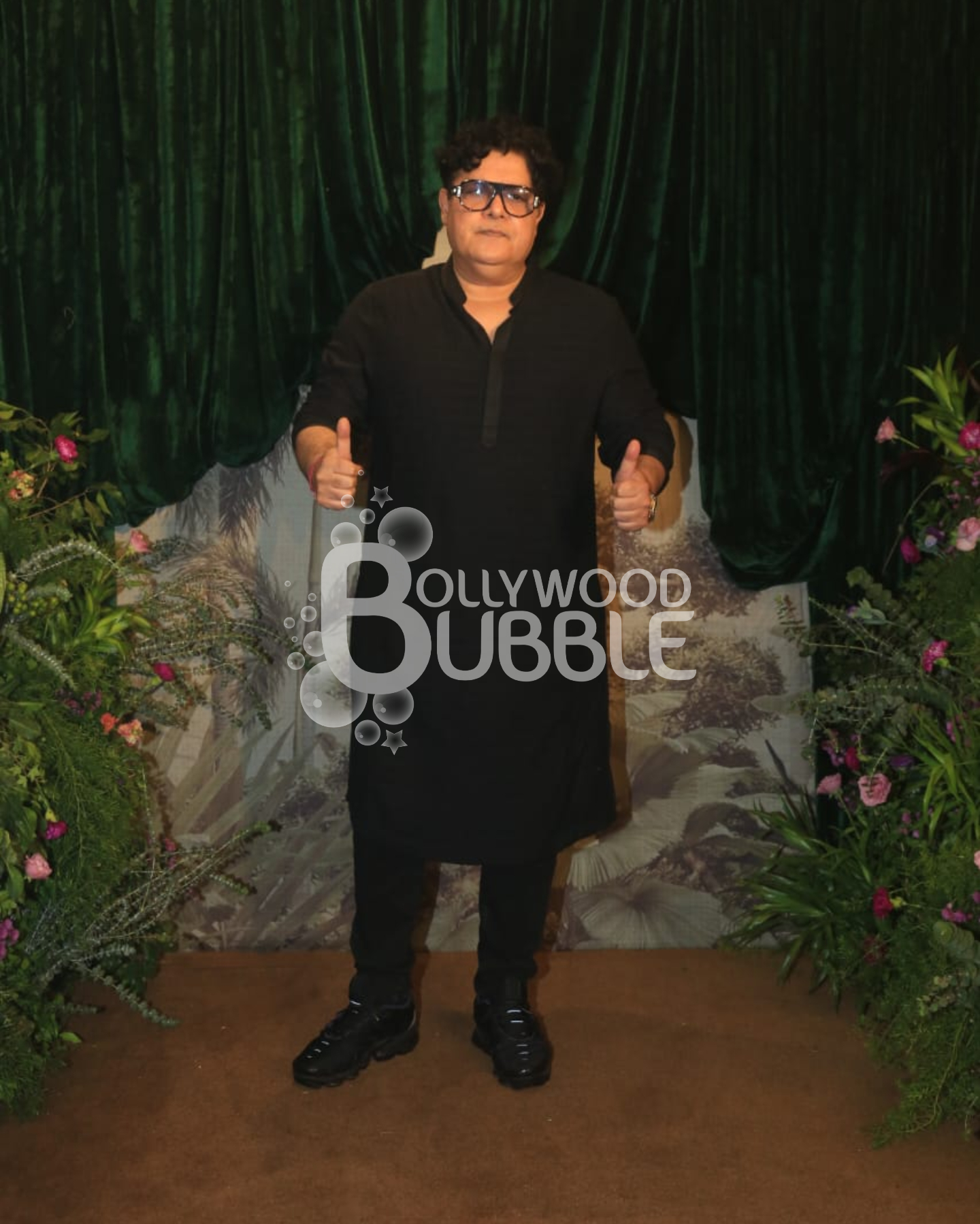 Sajid Khan at Anshula-Rohan’s Wedding Reception
