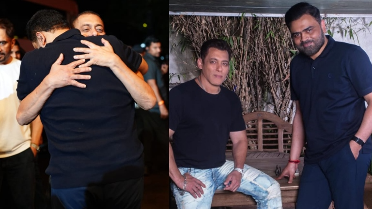 Salman Khan Shares A Heartfelt Hug With Vamshi Paidipally On Latter's Birthday