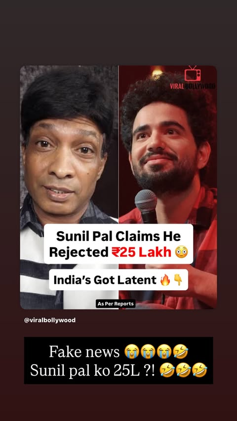 Samay Raina Shuts Down Sunil Pal's Claim Of Rejecting Rs 25 Lakh India's Got Latent Offer