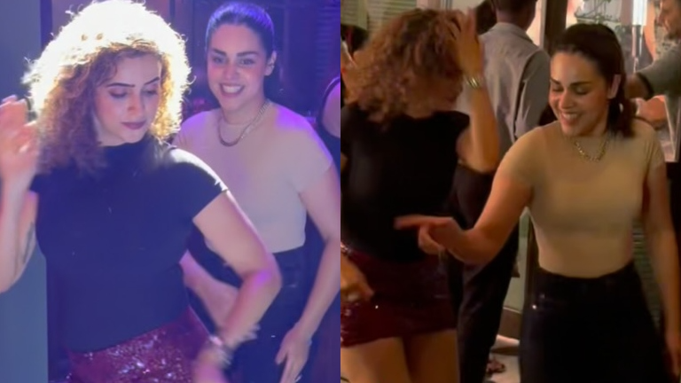 Sanya Malhotra, Naila Grewal Dance Their Hearts Out On Dhoom Machale, Chikni Chameli
