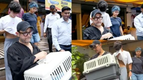 Aamir Khan, Kiran Rao Look Distressed As Son Azad Cries While Leaving Pet Clinic In Mumbai