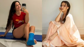 Elli AvrRam Suffers Foot Fracture