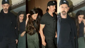 Hrithik Roshan, Saba Azad Walk Hand-In-Hand After Movie Date