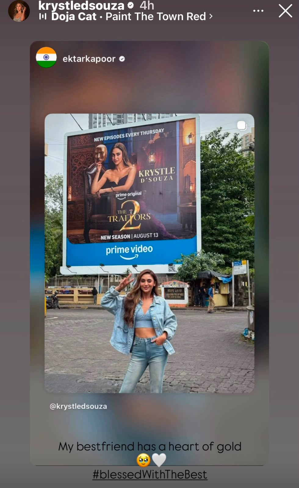 Krystle D'Souza Gets The Loudest Cheer From Ekta Kapoor Ahead Of The Traitors 2