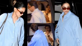 Ranveer Singh Drops Pregnant Deepika Padukone At Mumbai Airport