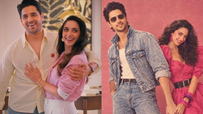 Kiara Advani, Sidharth Malhotra Hop On Viral 80s Trend