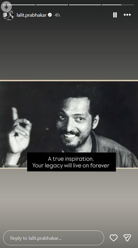 Lalit Prabhakar Mourns Nana Patekar