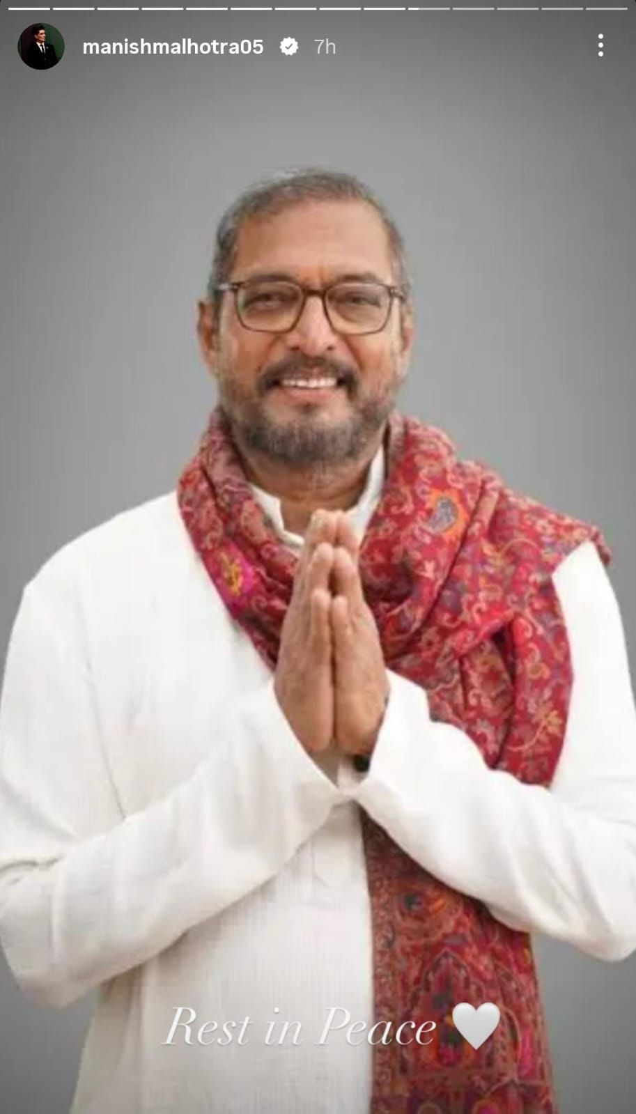 Manish Malhotra Nana Patekar