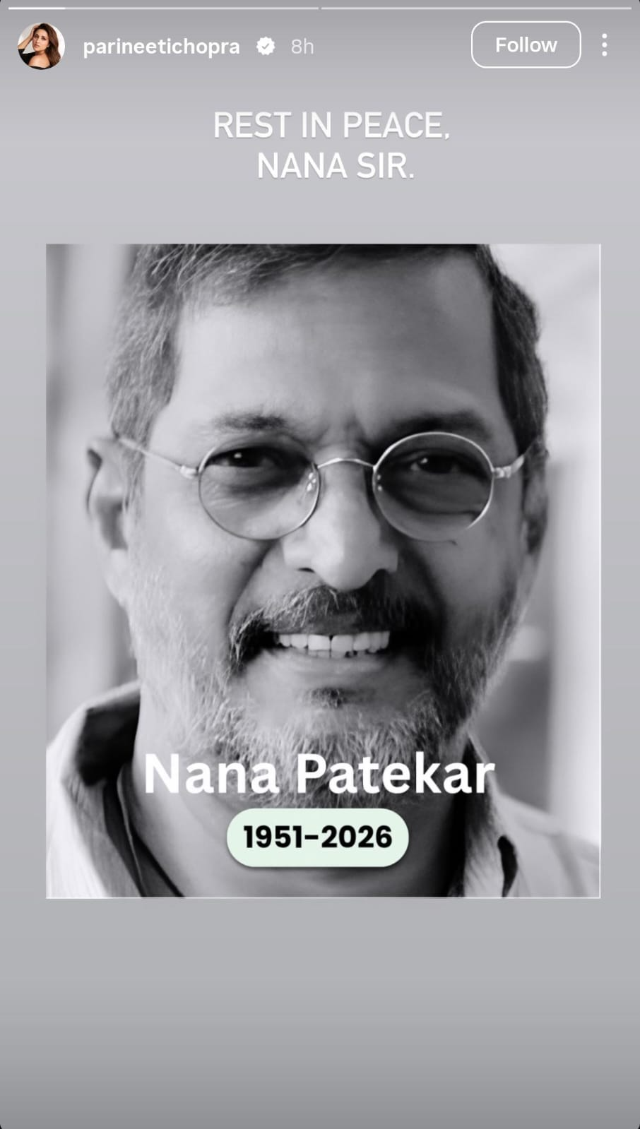 Parineeti Chopra Nana Patekar