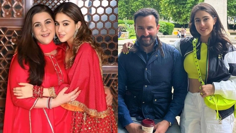 Sara Ali Khan Saif Ali Khan Amrita Singh